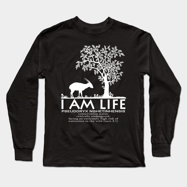 I am LIfe Long Sleeve T-Shirt by Wilda Khairunnisa